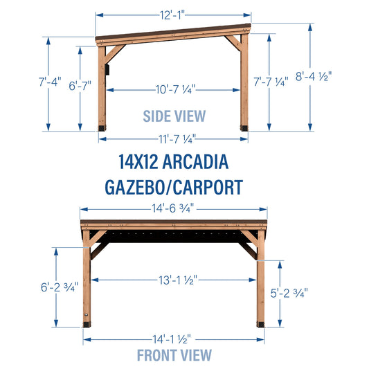 14x12 Arcadia Gazebo